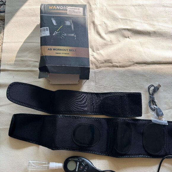 WANDiORY Abdominal Training Belt Ab Portable Workout 24"-55" - Picture 1 of 6